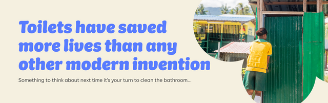 Toilets have saved more lives than any other modern invention 